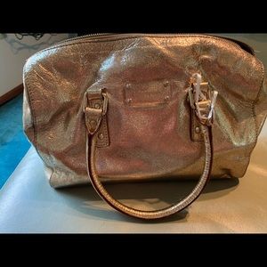 Pretty Kate Spade Gold Boston Style Bag